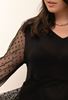 Picture of DRESS WITH LITTLE POLKA DOT CHIFFON